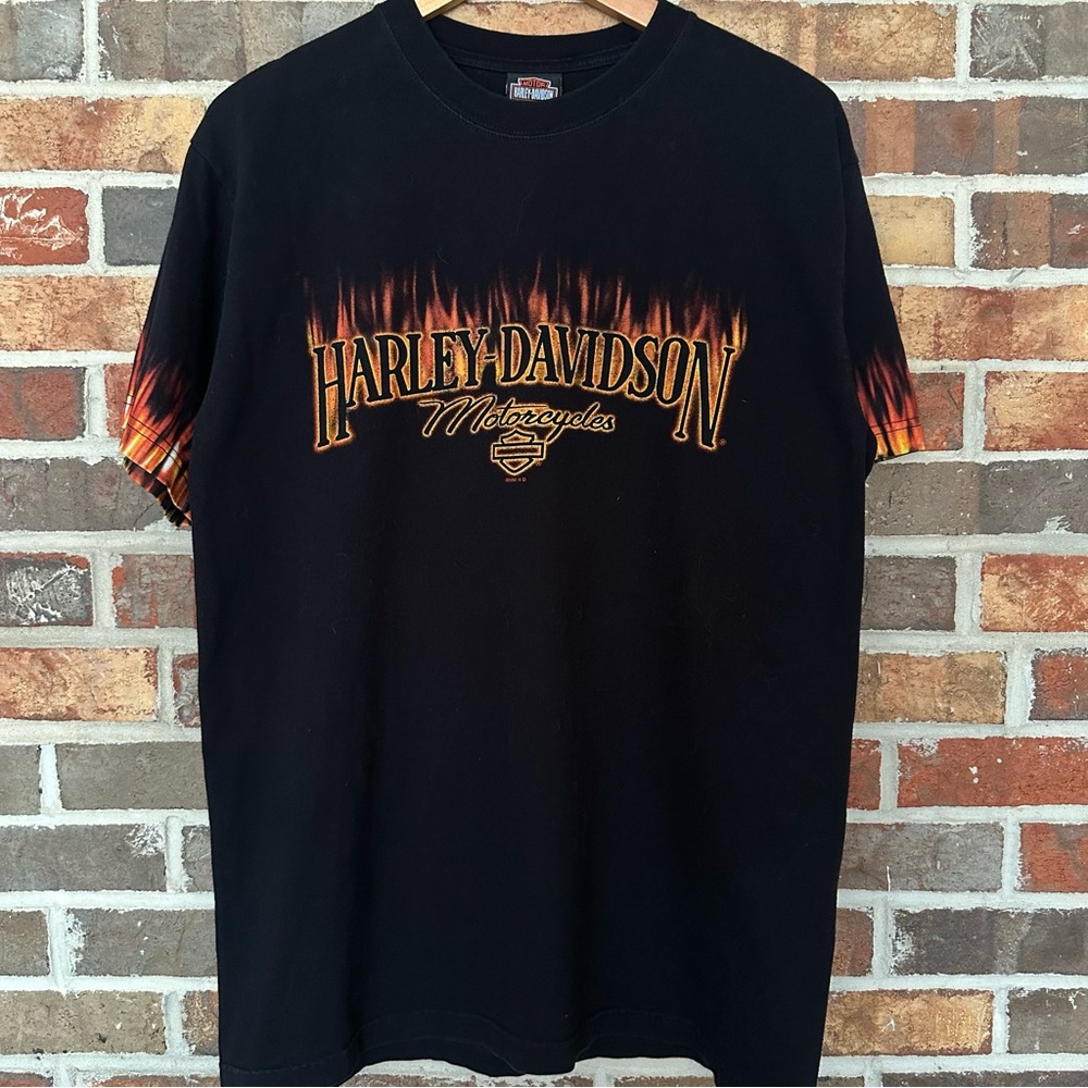 VTG Harley Davidson Flames San Diego Tee